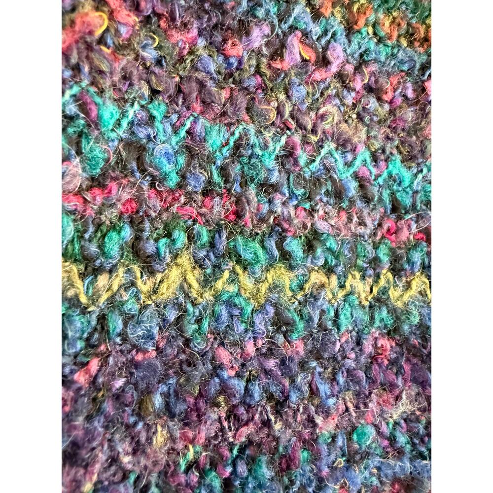 90s Boucle Patchwork Shacket size 16W - image 11